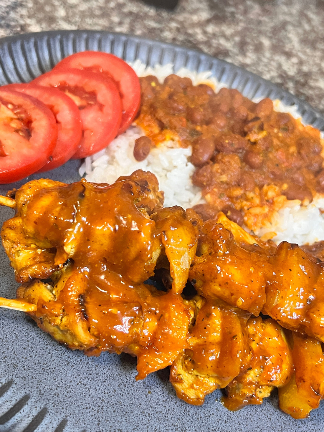 Guava Fire Chicken Skewers